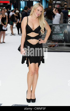 Rebecca Ferdinando Arrives For The Uk Premiere Of Total Recall Stock