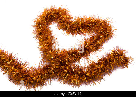 orange tinsel christmas decoration stock photo royalty orange tinsel christmas decoration stock photo royalty