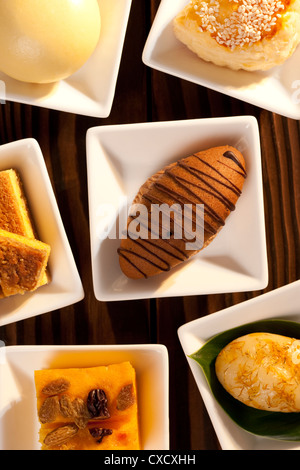 Crispy Durian Cake Chinese Dim Sum Stock Photo Alamy