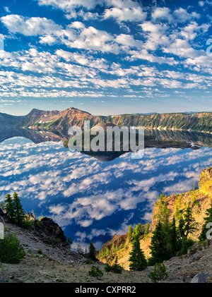 Wizard Island Crater Lake National Park Oregon USA Stock Photo Alamy