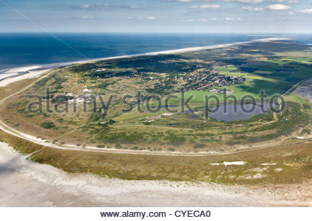 The Netherlands, Schiermonnikoog Island, Belonging To Wadden Sea Stock ...