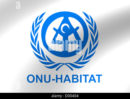 ONU UN Habitat Logo Symbol Flag Stock Photo Alamy