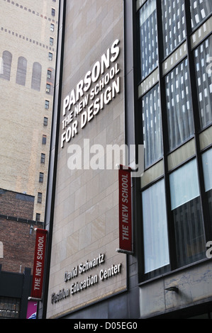 parsons the new school for design, new york city, usa stock photo parsons the new school for design, new york city, usa stock photo