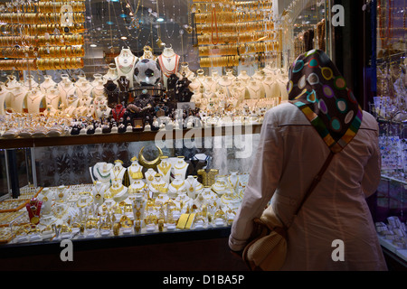 Turkish Market Jewelery Display Stock Photo Alamy