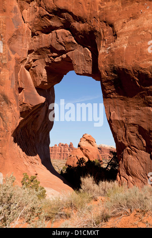 Pine Tree Arch Devil S Garden Trail Arches National Park Utah USA