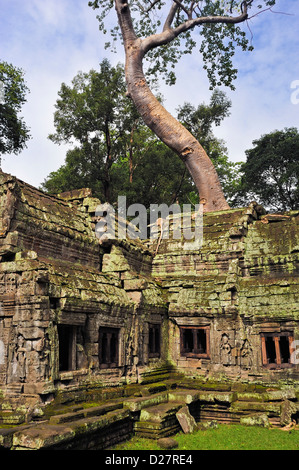 Angkor Cambodia Ruins Of Preah Khan Temple Stock Photo Alamy