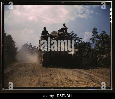 June 1942 M3 Tanks In Action Fort Knox Kentucky Stock Photo Alamy