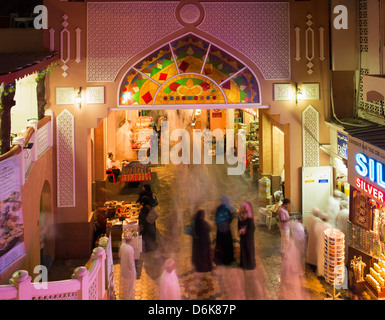 People from the Middle East shopping in Edgware road London UK Stock
