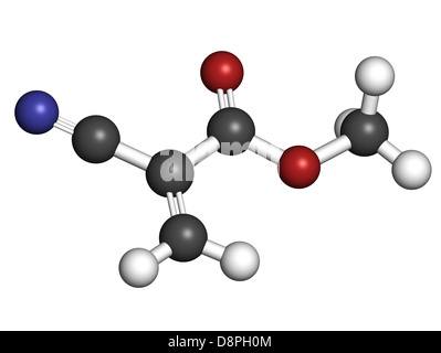 Methyl Cyanoacrylate Molecule The Main Component Of Cyanoacrylate