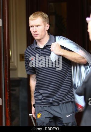 Paul Scholes Manchester United Fc October Stock Photo Alamy