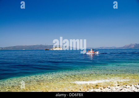 Fishing Boat From Fanari Atherinos Bay Meganisi Lefkas Ionian