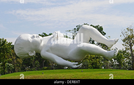 Garden By The Bay Baby baby sculpture at gardensthe bay in singapore stock photo Garden By The Bay Baby baby sculpture at gardensthe bay in singapore stock photo