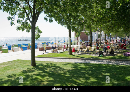 Beach Promenade Wyk Foehr North Frisia Schleswig Holstein Stock