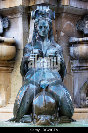 Detail Shot Of The Neptune Fountain Fontana Di Nettuno Piazza Navona