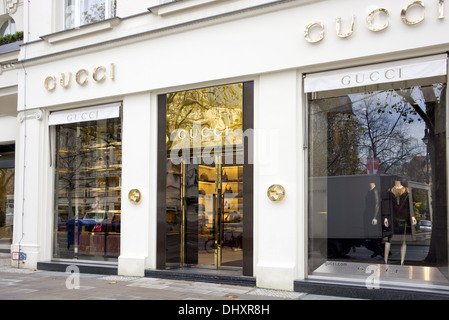 Gucci, famous fashion store, shop and tourist attraction Stock Photo, Royalty Free Image ...
