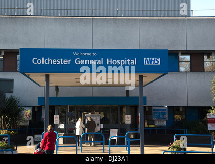 hospital colchester general essex entrance alamy main