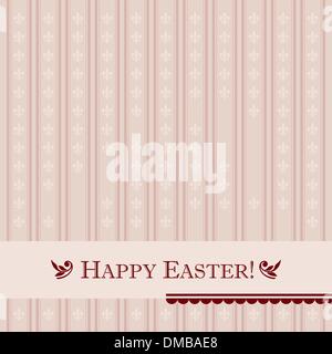 Vintage Easter Card Stock Vector Image Art Alamy