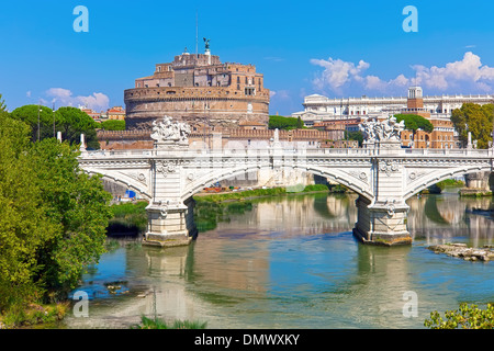 Saint Angel Castle Stock Photo Alamy