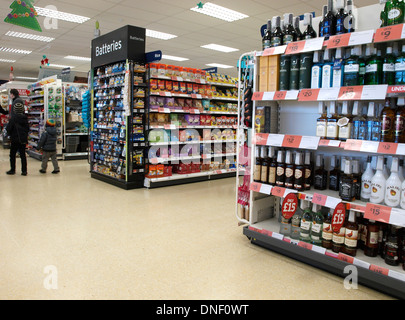 aisle cornwall sainsbury alamy supermarket bude