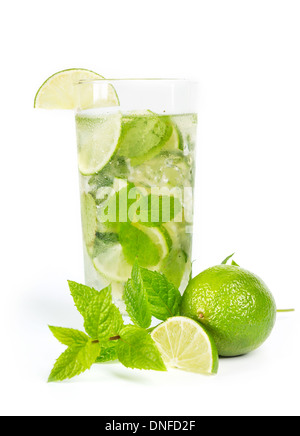 Mohito And Lime Stock Photo Alamy