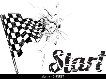 checkered flag sketch stock vector art u0026 illustration vector checkered flag sketch stock vector art u0026 illustration vector