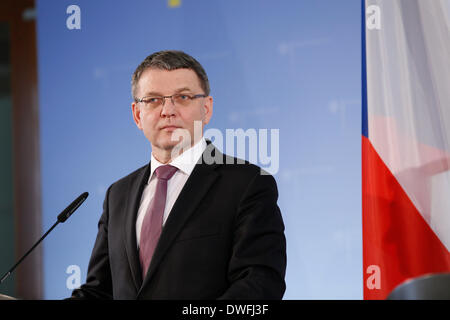 Berlin Germany Mars 07th 2014 Foreign Minister Steinmeier Meets The