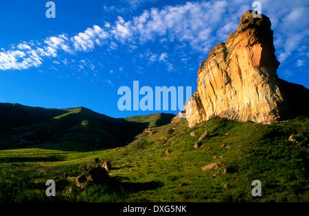 Brandwag Buttress Sandstone Cliffs At Golden Gate National Park Stock