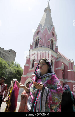 Lahore Th Apr Pakistani Christians Attend An Easter Mass At