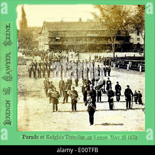 Knights Templar Parade In Keene New Hampshire Stock Photo Alamy