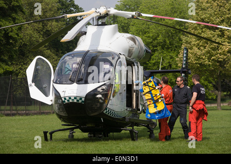 sussex surrey helicopter kent air md902 explorer alamy ambulance after crew kings emergency flight hospital college trust
