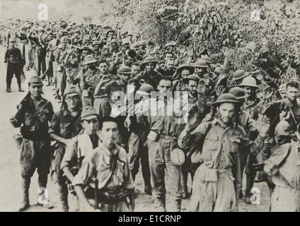 World War Ii, The Bataan Death March In The Philippines, 1942 Stock 