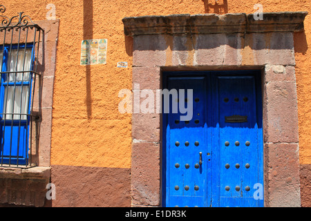 Bright Colors In Colonial Houses On A Sunny Day In Campeche Mexico