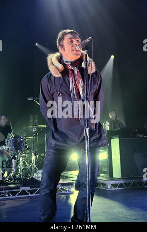 gallagher liam oasis live performing band alamy sheffield octagon vocalist former his centre