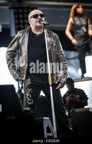 Vasco Rossi Performs Live At San Siro Stadium In Milan Italy On June