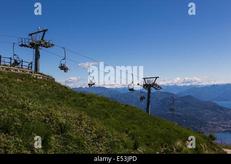 Summit Chair Lift chair lift at the summit of mottarone lake maggiore italy with Summit Chair Lift chair lift at the summit of mottarone lake maggiore italy with