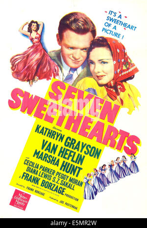 SEVEN SWEETHEARTS Kathryn Grayson Van Heflin 1942 Stock Photo Alamy