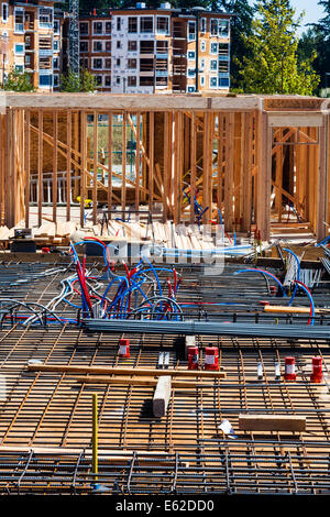 Lintel Construction Rebar Steel Bars On New Home Construction Corner