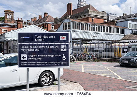tunbridge wells railway station park car pleasant mount alamy kent parking england similar