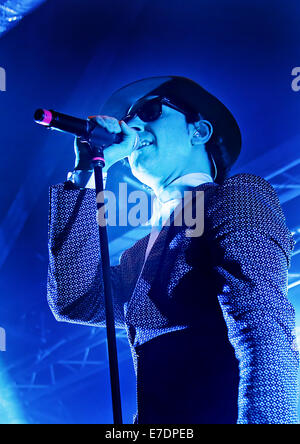 Maximo Park Performing Live On Stage At Liverpool O2 Academy Featuring