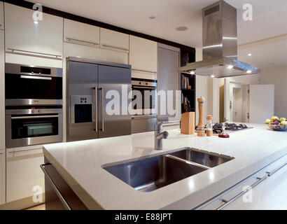 Kitchen Island Extractor Fans extractor above double oven in fitted wood units in modern kitchen Kitchen Island Extractor Fans extractor above double oven in fitted wood units in modern kitchen