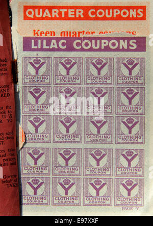 Clothing coupons ww2