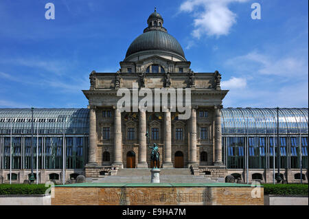 War Memorial And Bavarian State Chancellery Hofgarten Munich Bavaria