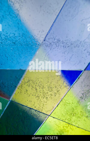 Light Graphics Microphoto Of Adhesive Film In Polarized Light Stock