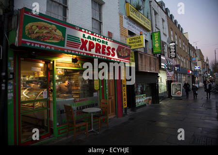 fast restaurant food kebab road east london alamy city bethnal green