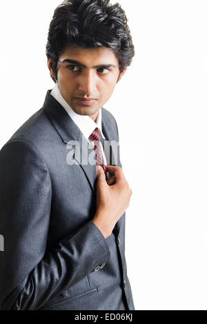 Indian Business Man Standing Pose Stock Photo Alamy