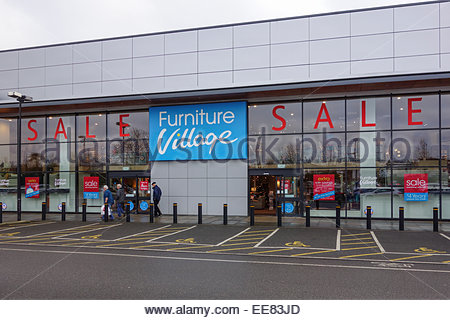 Furniture Village Birstall furniture village store at the retail park on newmarket road stock Furniture Village Birstall furniture village store at the retail park on newmarket road stock