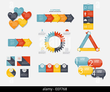 Love Infographic Templates For Business Vector Illustration Eps Stock