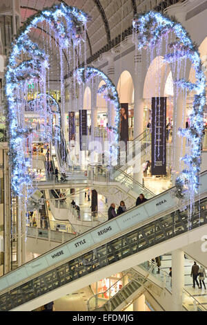 The Bentall Centre at Christmas, Kingston upon Thames, Royal Borough