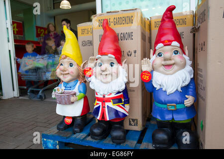 Garden Design Kendal giant garden gnomes on sale at asada kendal stock photo, royalty Garden Design Kendal giant garden gnomes on sale at asada kendal stock photo, royalty