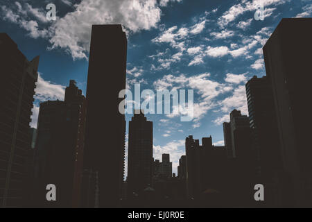 View Of Buildings In The Turtle Bay Neighborhood At Night From A